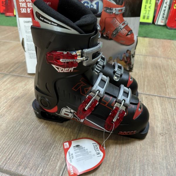Roces Idea Up 6in1 36 - 40 gyermek síbakancs , sícipő állítható ÚJ