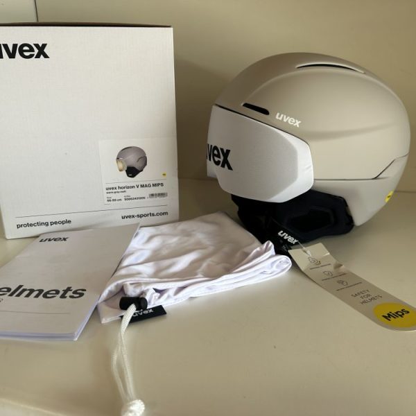 Uvex Horizon V Mag MIPS warm-grey sísisak , síbukó 56-59cm ÚJ