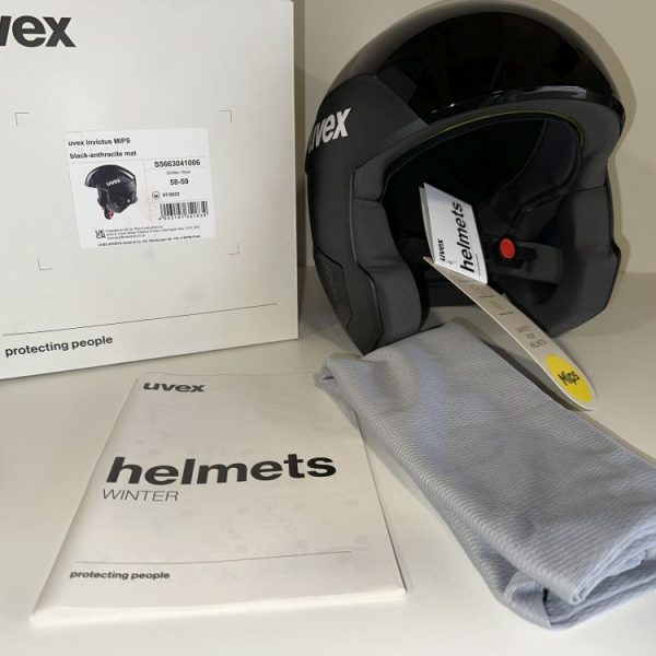 Uvex Invictus MIPS Black-Anthracite matt sísisak 58-59cm ÚJ