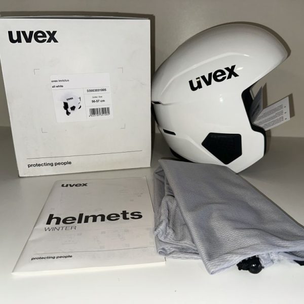 Uvex Invictus white sísisak , síbukó 56-57cm ÚJ