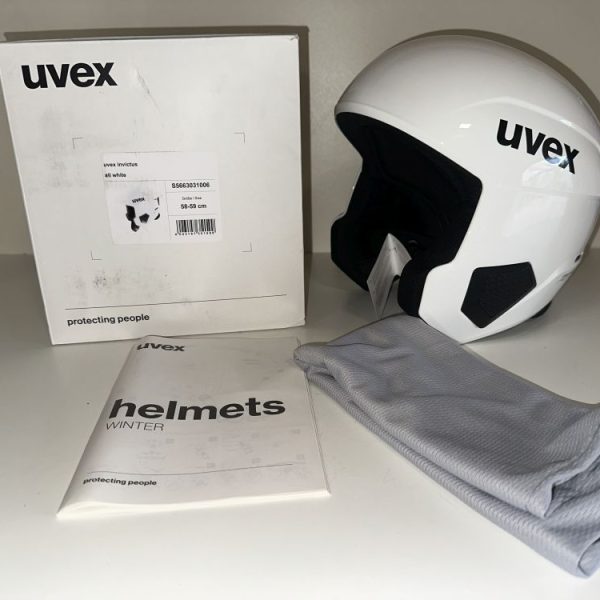 Uvex Invictus white sísisak , síbukó 58-59cm ÚJ