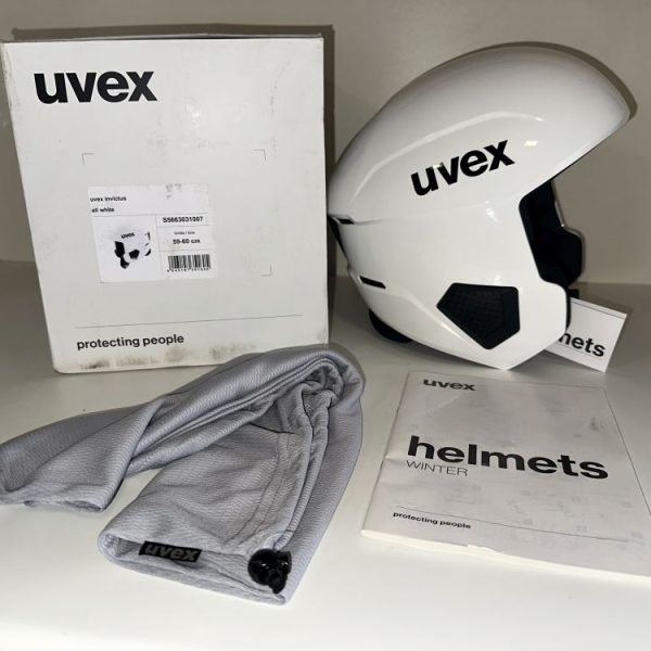 Uvex Invictus white sísisak , síbukó 59-60cm ÚJ