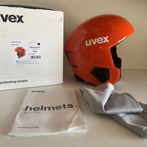 Uvex Invictus Fierce Red sísisak , síbukó 59-60cm ÚJ