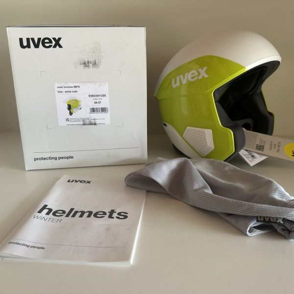 Uvex Invictus MIPS Lime-White matt sísisak , síbukó 56-57cm ÚJ