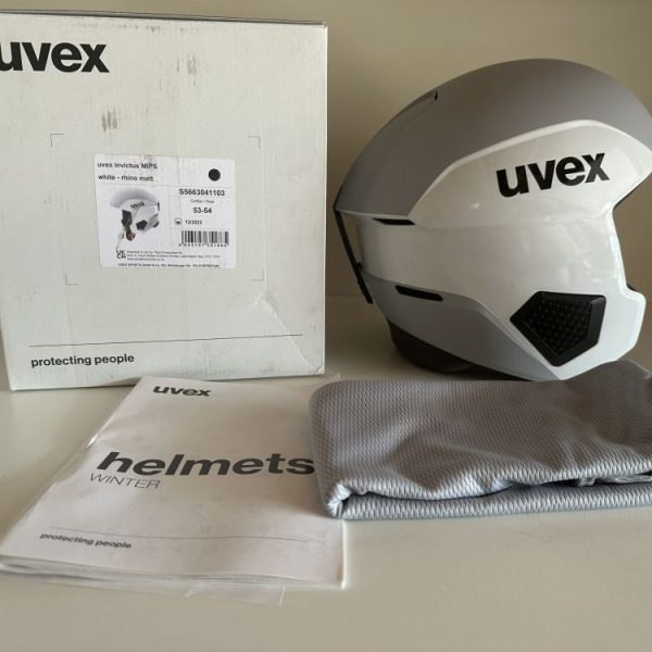Uvex Invictus MIPS white-rhino matt sísisak , síbukó 53-54cm ÚJ