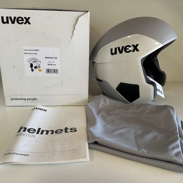 Uvex Invictus MIPS white-rhino matt sísisak , síbukó 58-59cm ÚJ