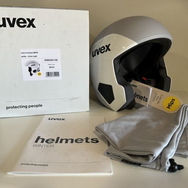 Uvex Invictus MIPS white-rhino matt sísisak , síbukó 60-61cm ÚJ