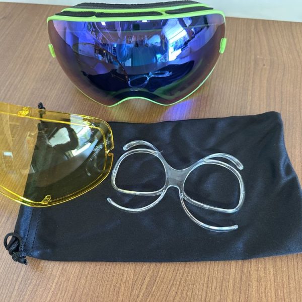 sí- vagy snowboard szemüveg ÚJ zöld